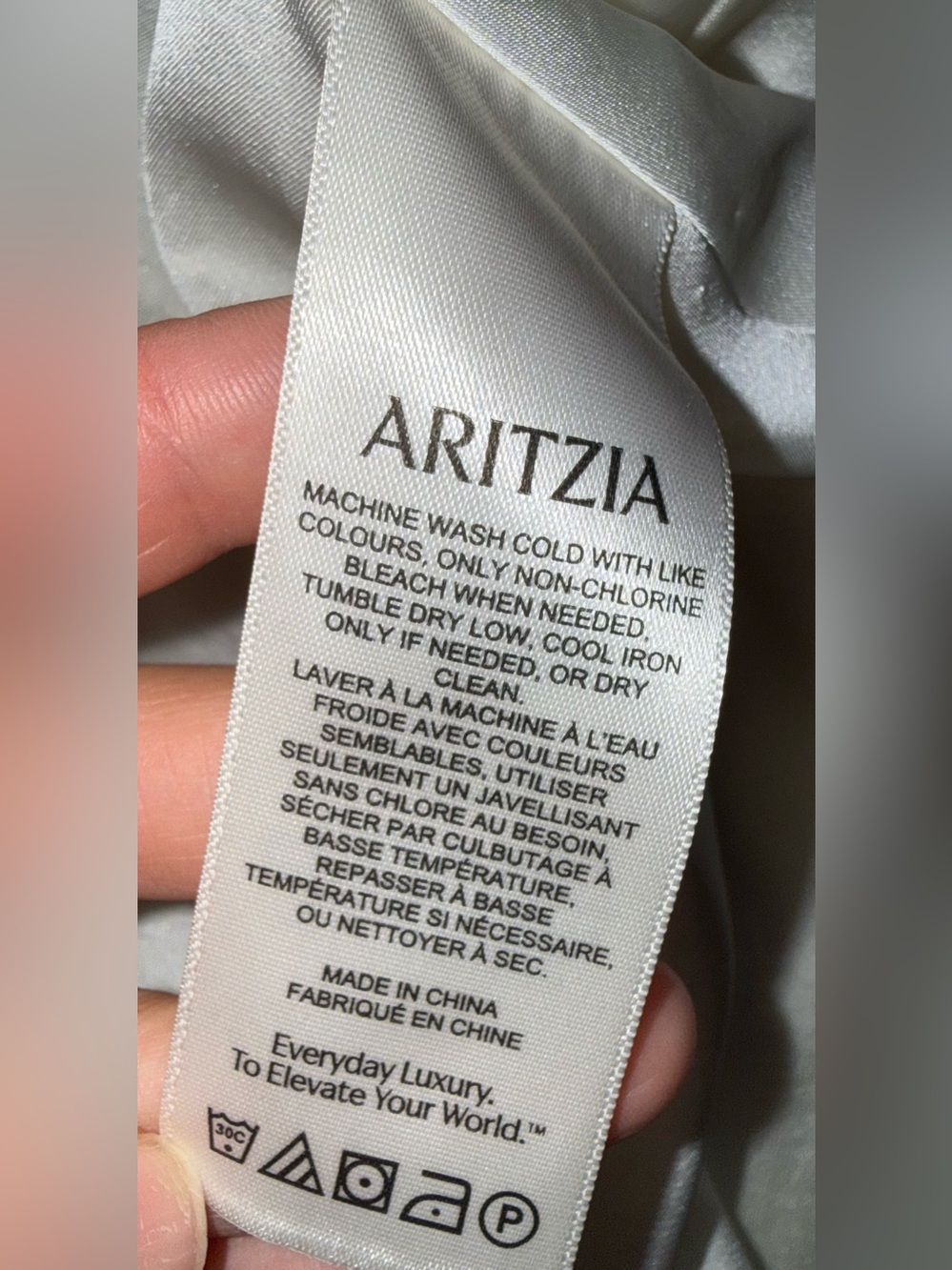 Aritzia Wilfred Ivory Satin Slip Midi Dress XXXL - Picture 11 of 13